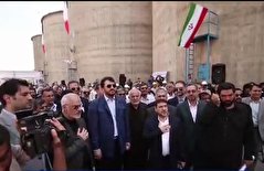 افتتاح فاز نخست پروژه پایانه مکانیزه شماره ۴ غلات در بندر امام خمینی (ره) با حضور وزیر راه و شهرسازی